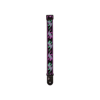 D'Addario Tracolla Planet Waves vintage, Lizards Green/Purple