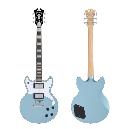 D'Angelico Premier Brighton Ice Blue Metallic Chitarra elettrica