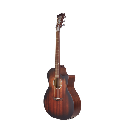 D'Angelico Premier Gramercy LS Aged Mahogany Chitarra acustica elettrificata