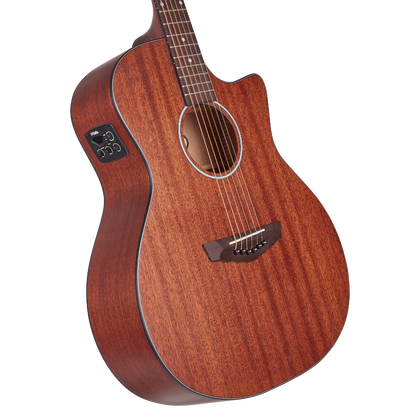 D'Angelico Premier Gramercy LS Mahogany Satin Chitarra acustica elettrificata