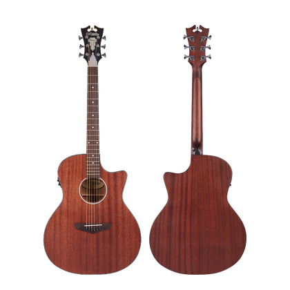 D'Angelico Premier Gramercy LS Mahogany Satin Chitarra acustica elettrificata