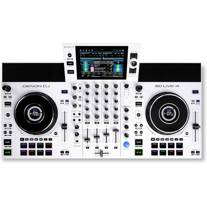 DENON DJ SC Live 4 White Consolle DJ Bianca