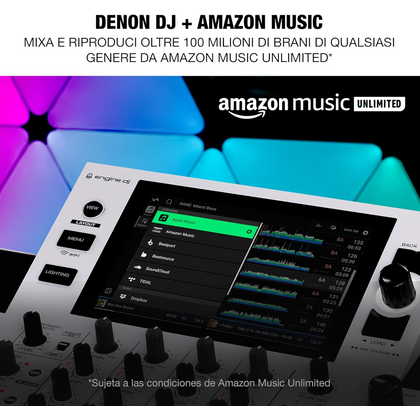 DENON DJ SC Live 4 White Consolle DJ Bianca