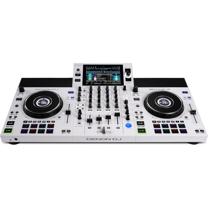 DENON DJ SC Live 4 White Consolle DJ Bianca