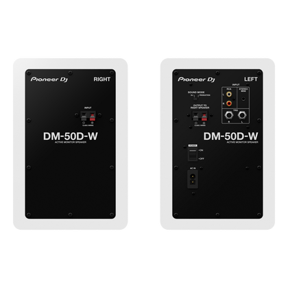 Pioneer DJ DM-50D White Coppia di Monitor da Studio