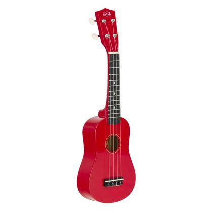 De Salvo UKSRD Ukulele Soprano Red