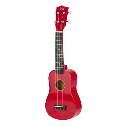 De Salvo UKSRD Ukulele Soprano Red