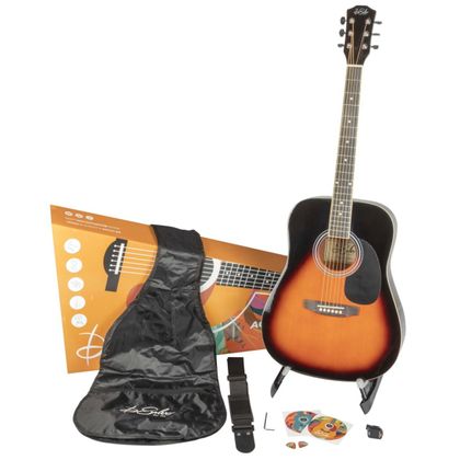 De Salvo AG1SBKIT Pack Chitarra Acustica Sunburst con Accessori