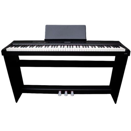 ECHORD SP10 Black Pianoforte digitale nero Completo di Stand e Pedaliera e Cuffie