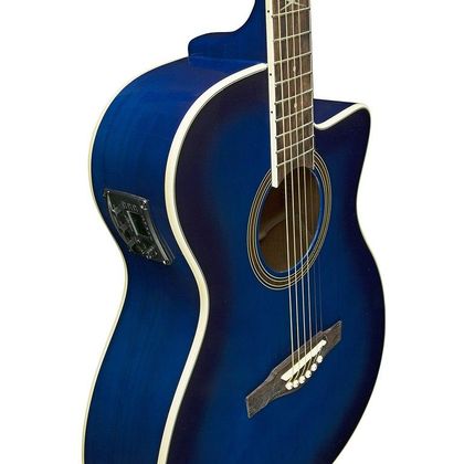 Eko NXT 018 CW EQ Blue Sunburst Chitarra acustica amplificata blu