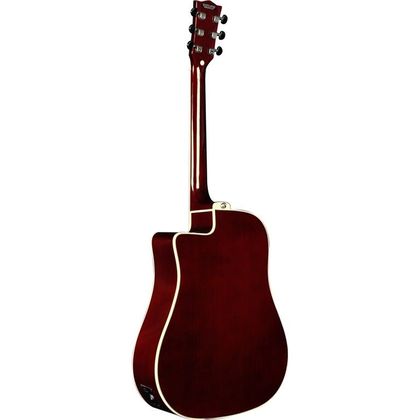 EKO NXT D CW EQ Wine Red Chitarra acustica elettrificata rossa