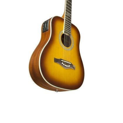 EKO TRI Mini Eq Honey Burst Chitarra acustica elettrificata travel