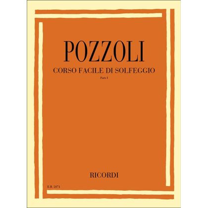 Ettore Pozzoli - Corso Facile Di Solfeggio Parte I