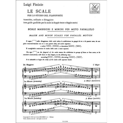 Finizio - Le scale per lo studio del pianoforte