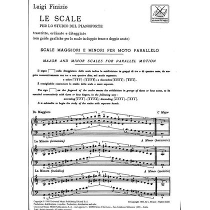 Finizio - Le scale per lo studio del pianoforte