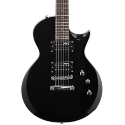 ESP LTD EC10 Black chitarra elettrica nera con borsa