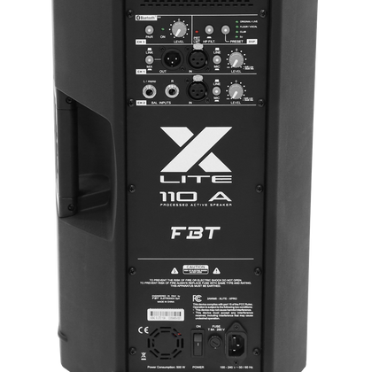 FBT X-Lite 110A Coppia Casse Attive 1.500W + Cover Omaggio