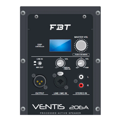 FBT Ventis 206A Cassa Attiva 2x6" Biamplificata Con DSP 900w