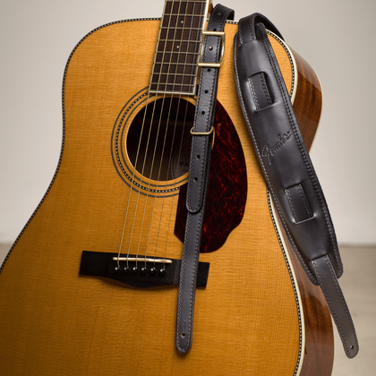 Fender Mustang Saddle Strap Black Tracolla per Chitarra