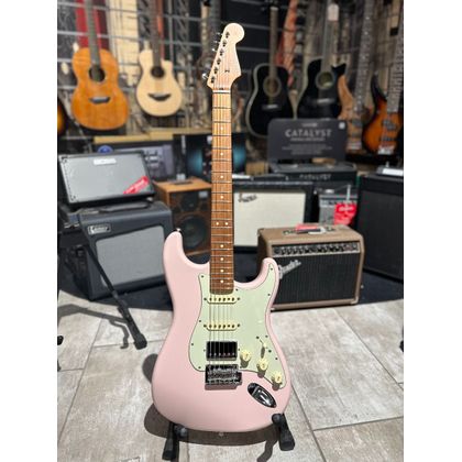 Fender Limited Edition MIJ Hybrid II Stratocaster HSS Shell Pink Roasted Maple