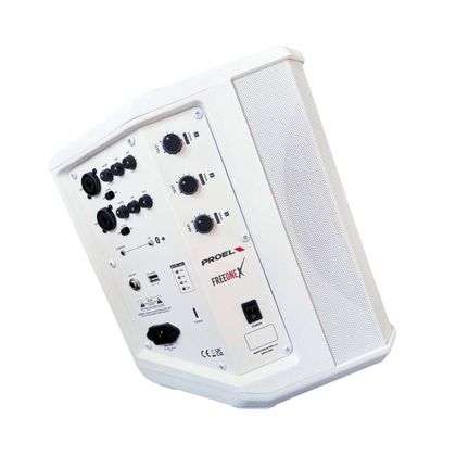 Proel FREEONEX Bianco Sistema portatile Bluethooth con Mixer 200W
