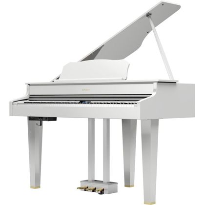 ROLAND GP-607 PW Pianoforte mini-coda digitale Gloss White ( esposto )