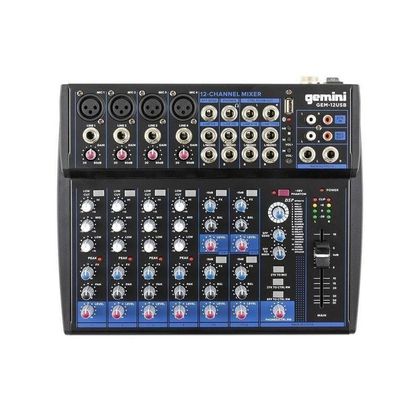 Gemini GEM 12 USB Mixer 12 canali Bluetooth