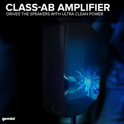 Gemini AS2112 BT  Diffusore Attivo 12" 1200W Con Bluetooth