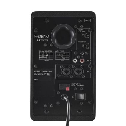 Yamaha HS3 Black Coppia di Monitor da Studio 52W