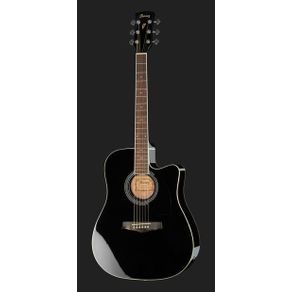 Ibanez PF15ECE Black Chitarra acustica amplificata nera