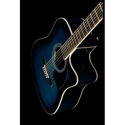 Ibanez PF15ECE TBS Chitarra acustica amplificata blue sunburst con accessori omaggio