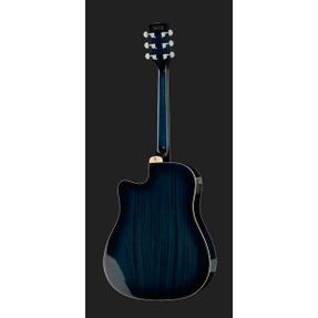 Ibanez PF15ECE TBS Chitarra acustica amplificata blu sunburst