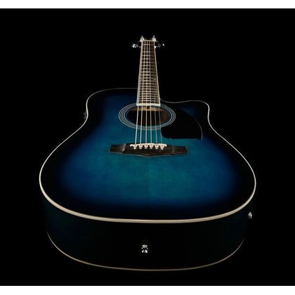 Ibanez PF15ECE TBS Chitarra acustica amplificata blu sunburst