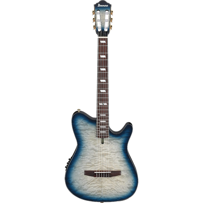 Ibanez FRH20QMNCTL Cosmic Blue Sunburst Low Gloss