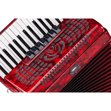 DAM 1310-96 RD Fisarmonica 96 bassi rossa
