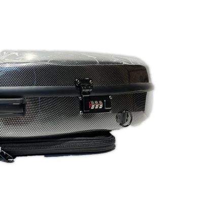 DAM Custodia per violino 4/4 policarbonato a mezzaluna con borsa Grigia