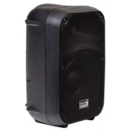 Italian Stage Impianto Audio Professionale 1300W Casse attive SPX08 + Sub S115A + cavi omaggio