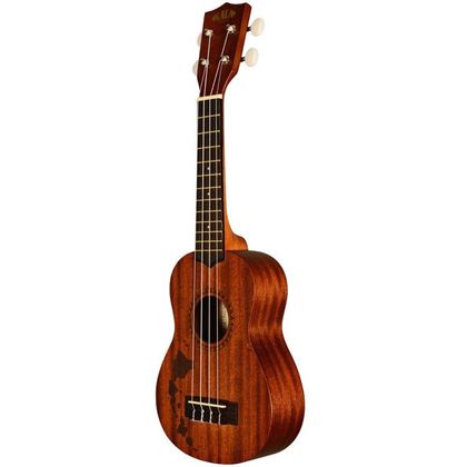 KALA KA-15S-H1 Ukulele Soprano in mogano con intarsio a laser