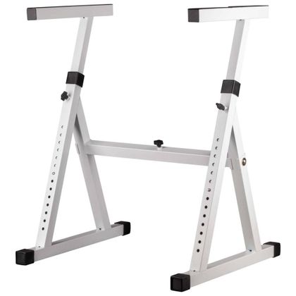 PROEL KS350WH Supporto a Z Regolabile per Tastiera e Mixer Bianco