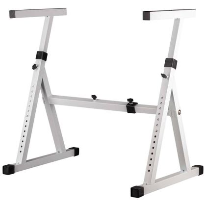 PROEL KS350WH Supporto a Z Regolabile per Tastiera e Mixer Bianco
