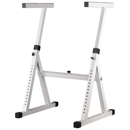 PROEL KS350WH Supporto a Z Regolabile per Tastiera e Mixer Bianco