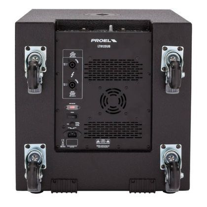 PROEL LT812A (Coppia) Sistema PA Attivo con 2 satelliti e Subwoofer 1600W