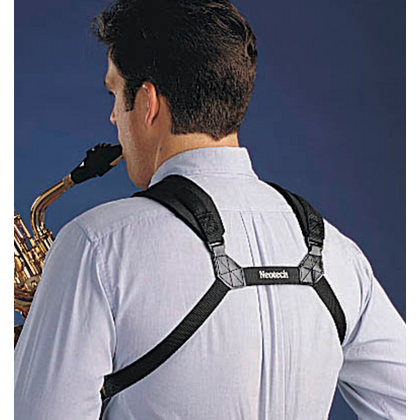 Neotech Collare per sassofono Soft Harness Nero, lunghezza 33 - 44,4 cm