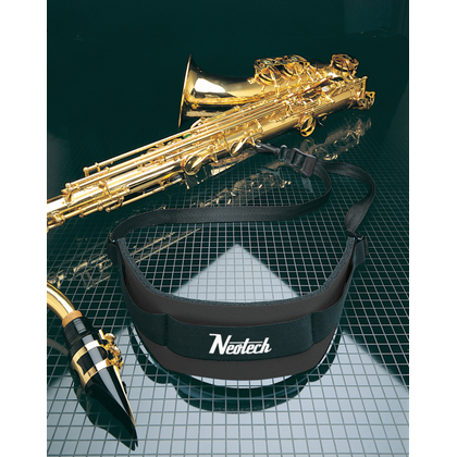 Neotech Collare per sassofono Soft Sax Nero XL, Lunghezza 48,3 - 66cm