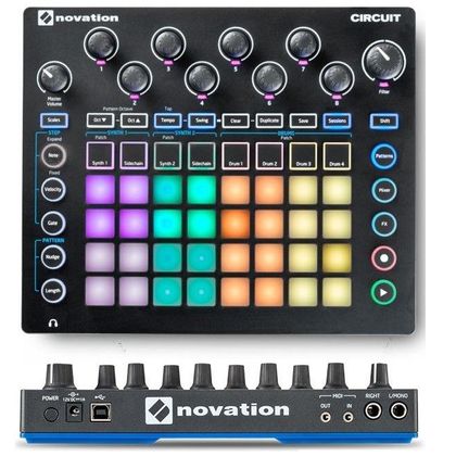 NOVATION Circuit Sintetizzatore con drum machine e controller midi usb