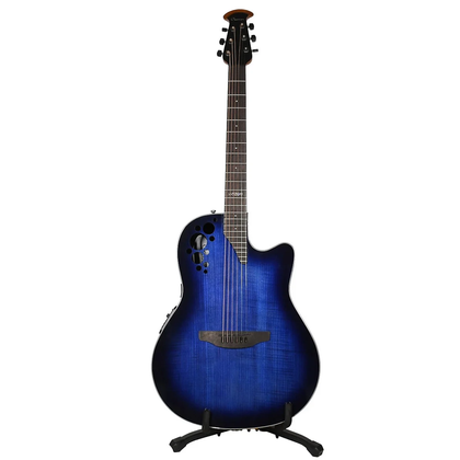 Ovation Celebrity Elite Plus Limited 2024 CE44P-BLFL-G Blue Flamed Maple Acustica Elettrificata