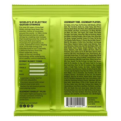 Ernie Ball 2221 Regular Slinky Muta di corde per chitarra elettrica 010-046