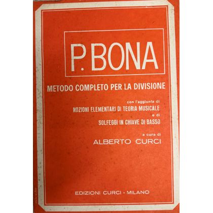 P. Bona metodo completo per la divisione