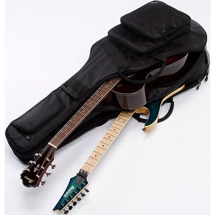 IBANEZ IGAB2540-BK Borsa Imbottita per 2 Chitarre (Elettrica-Acustica)