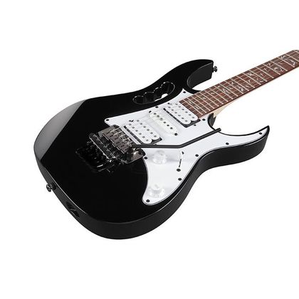 Ibanez JEMJR Steve Vai Black Chitarra elettrica nera